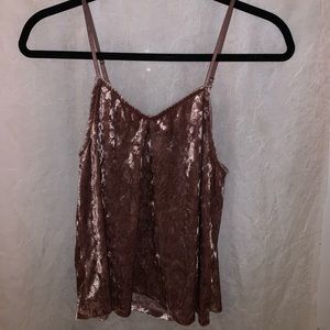 Mudd Pink VELVET Women’s tank top